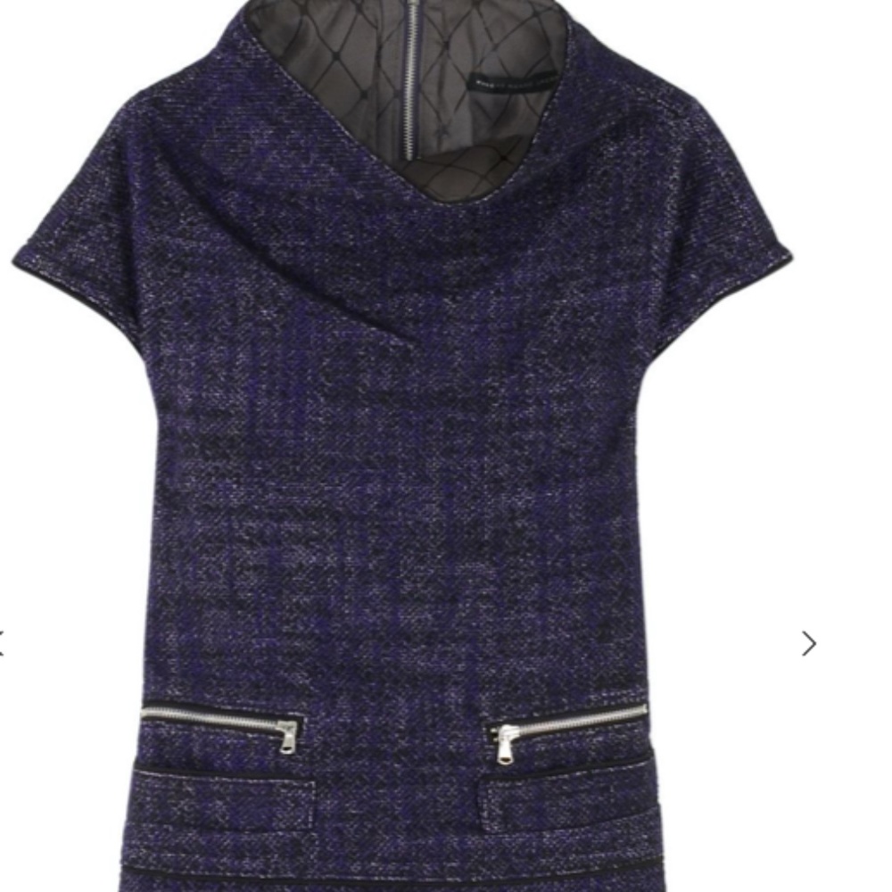 Marc by Marc Jacobs Navy Bramble Tweed Dresss
